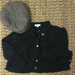 Brixton hat and shirt